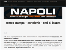 Tablet Screenshot of cartolerianapoli.com